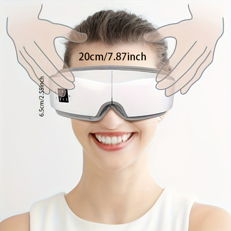 “4D Intelligent Eye Massager - Portable, Pneumatic & Vibration Massage…”