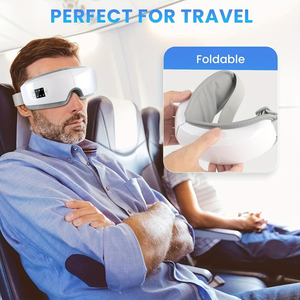 “4D Intelligent Eye Massager - Portable, Pneumatic & Vibration Massage…”