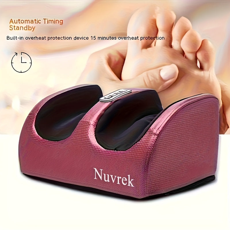 Nuvrek Foot Massager Machine, for Circulation and Relaxation with Heat, Father's Day Gift Mother's Day Gift