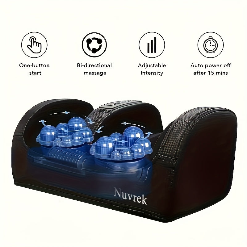 Nuvrek Foot Massager Machine, for Circulation and Relaxation with Heat, Father's Day Gift Mother's Day Gift