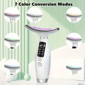 7-Mode LED Neck & Face Lift Massager – Skin Tightening & Anti-Aging Beauty Device